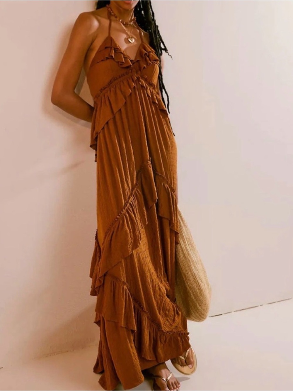 Free People Santa Lux Maxi Dress